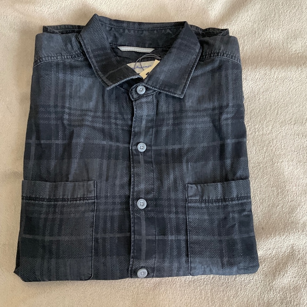 Tommy Bahama plaid shirt